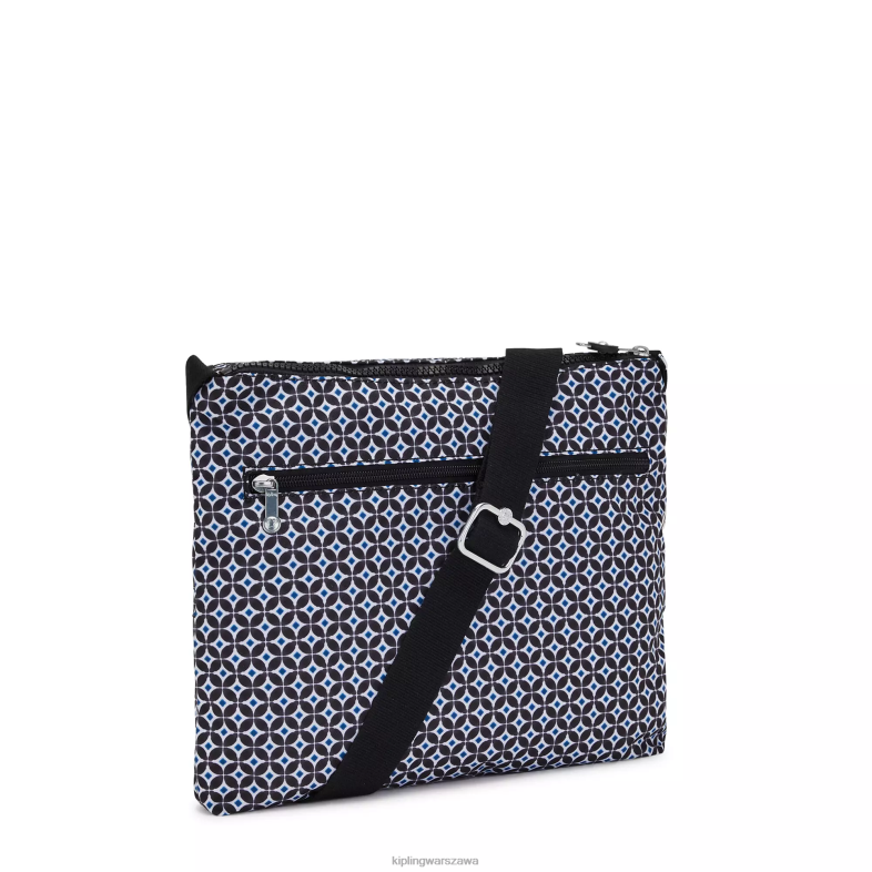 Kipling czarniawa dachówka dla obu płci torba na ramię z nadrukiem Alvar PXR6L145
