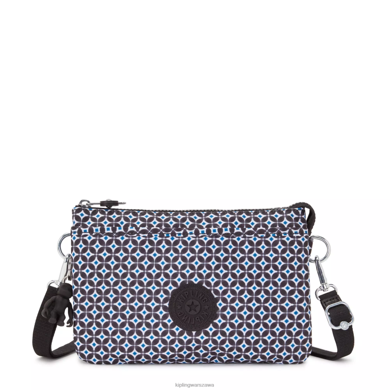 Kipling czarniawa dachówka dla obu płci torba na ramię z nadrukiem Riri PXR6L143