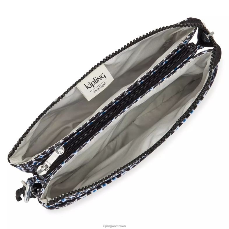 Kipling czarniawa dachówka dla obu płci torba na ramię z nadrukiem Riri PXR6L143
