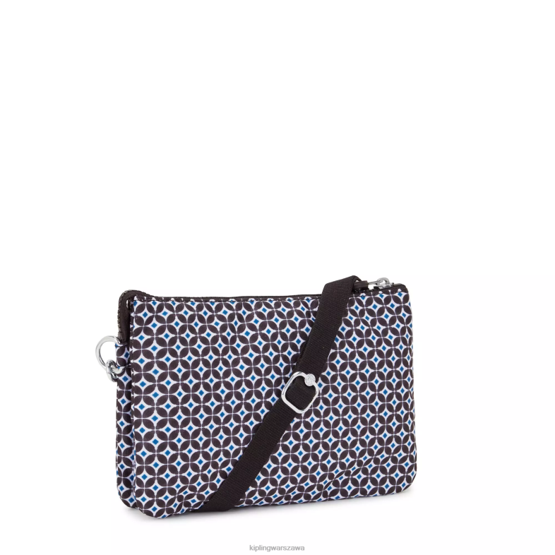 Kipling czarniawa dachówka dla obu płci torba na ramię z nadrukiem Riri PXR6L143