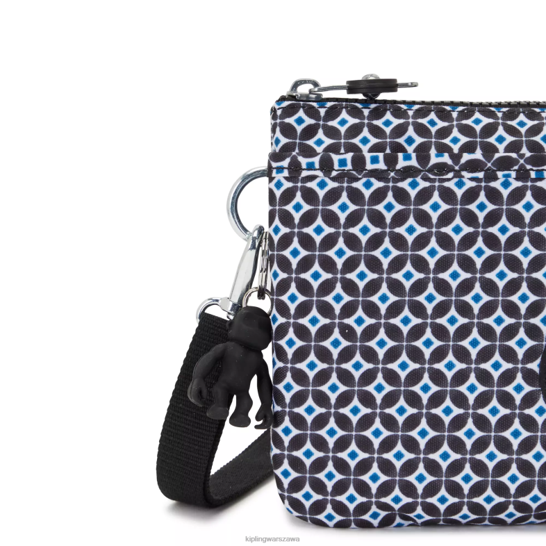 Kipling czarniawa dachówka dla obu płci torba na ramię z nadrukiem Riri PXR6L143