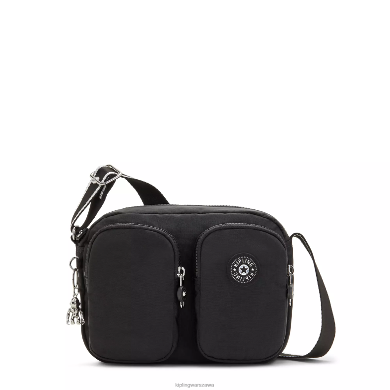 Kipling czarny dla obu płci torba na ramię Patti PXR6L215
