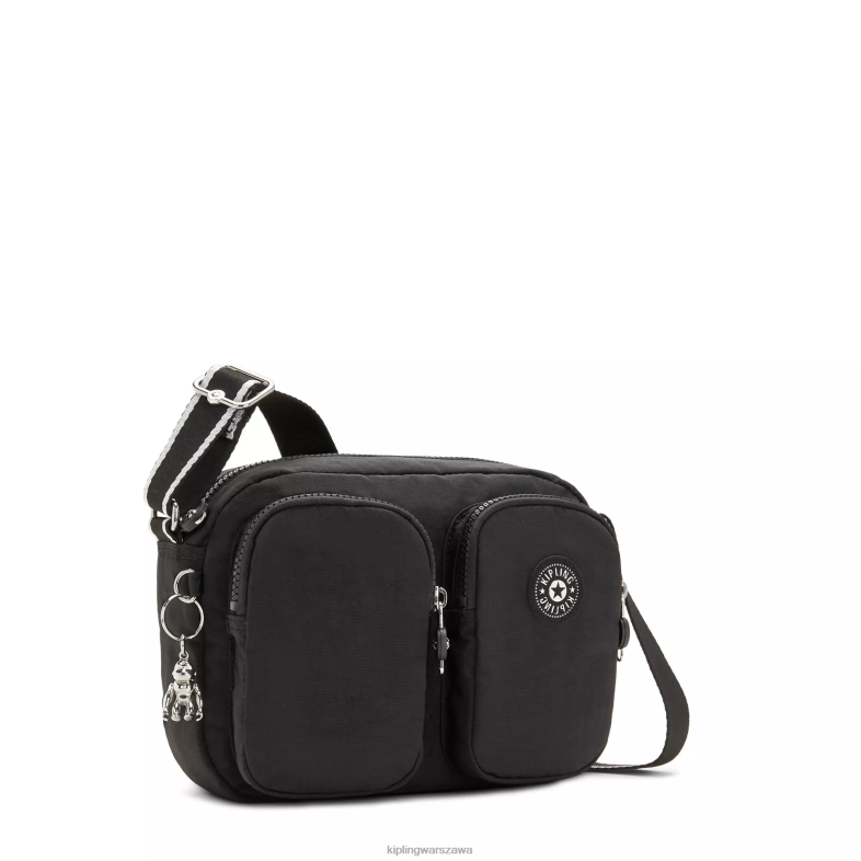 Kipling czarny dla obu płci torba na ramię Patti PXR6L215