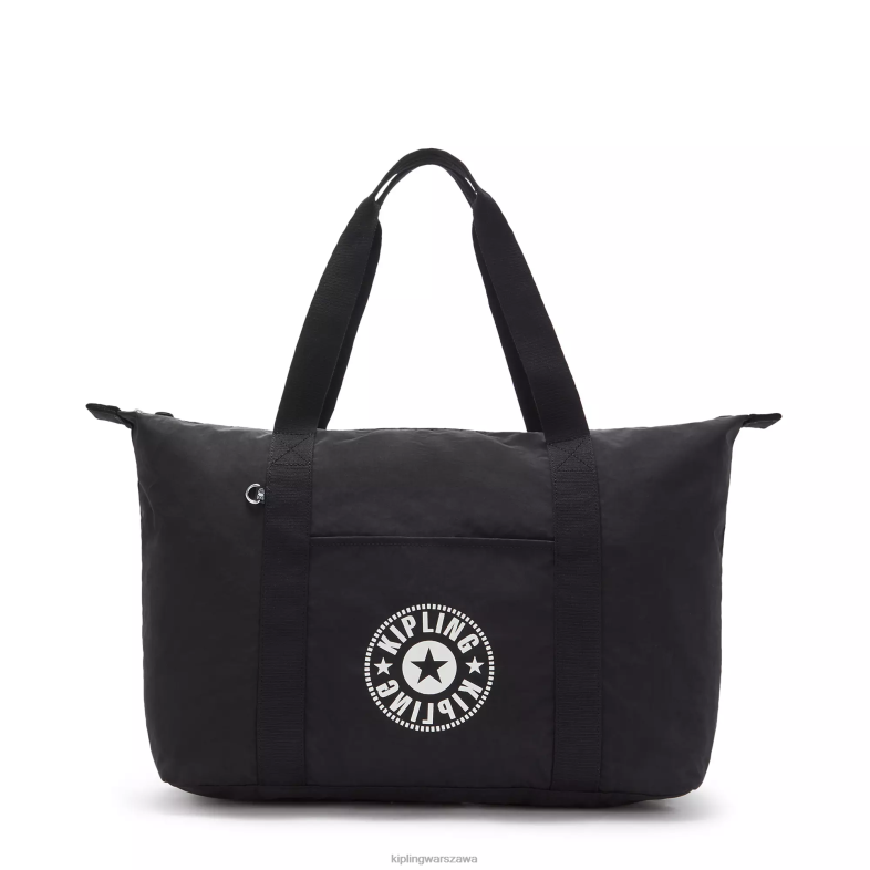 Kipling czarny lite dla obu płci Art Medium Torba Litetote PXR6L268