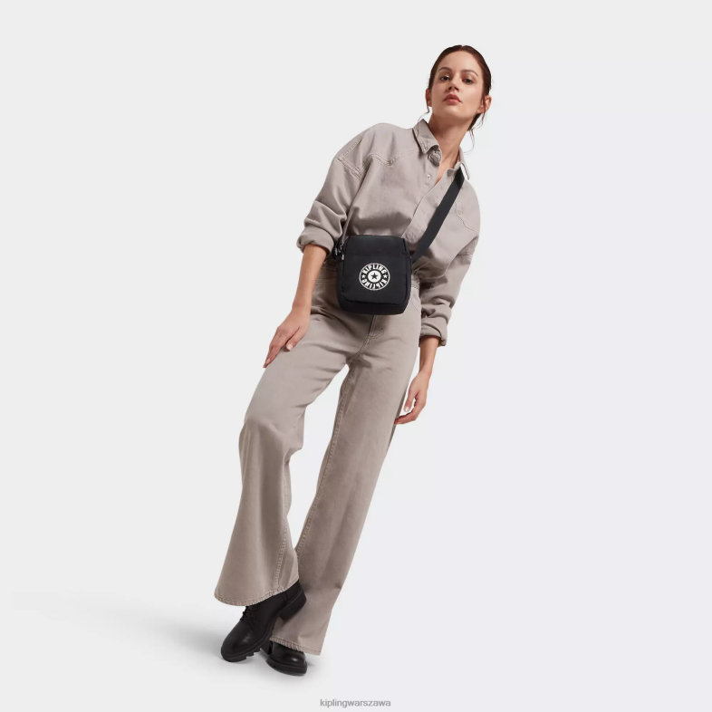Kipling czarny lite dla obu płci torba chazcrossbody PXR6L235