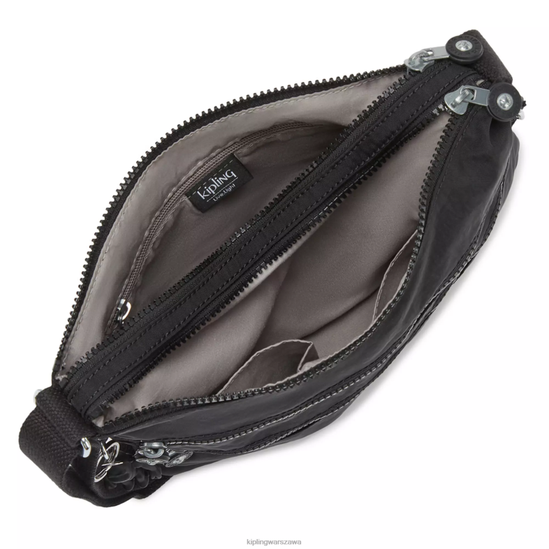 Kipling czarny noir dla obu płci Alvar crossbody torba PXR6L135