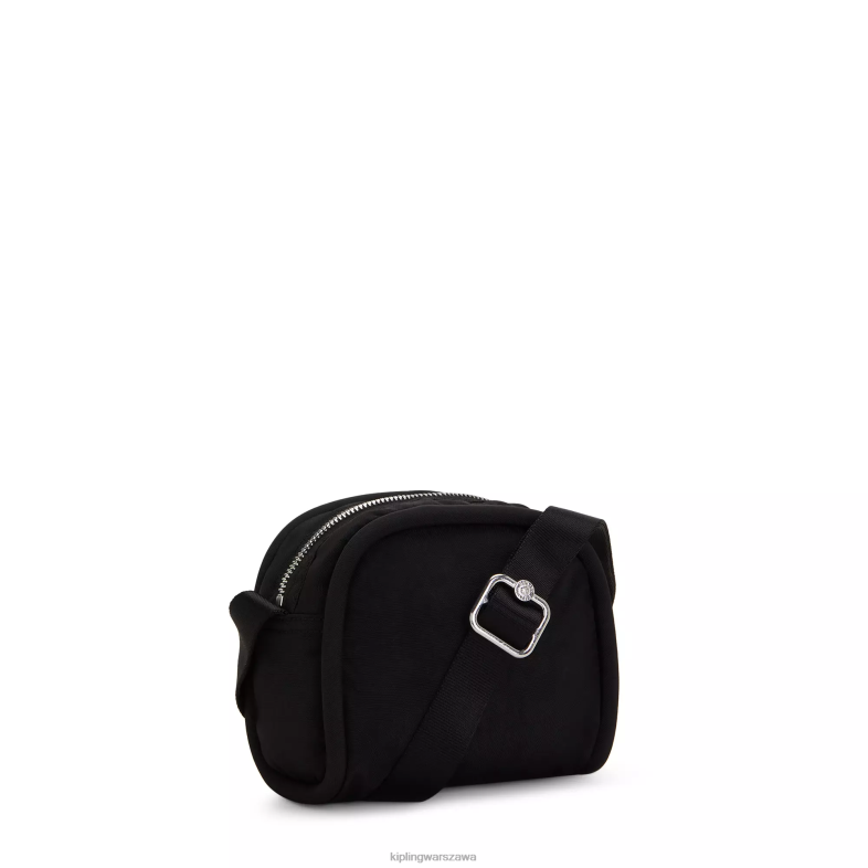 Kipling czarny noir dla obu płci jespertorba na ramię PXR6L209