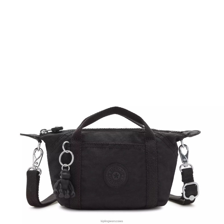 Kipling czarny noir dla obu płci kompaktowa torba na ramię PXR6L3