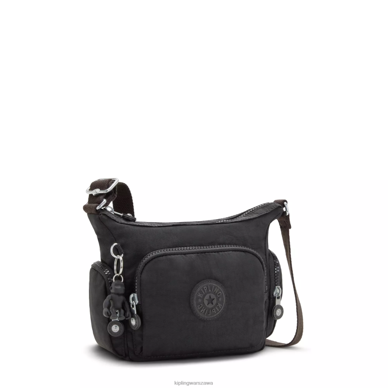 Kipling czarny noir dla obu płci mała torba na ramię Gabbie PXR6L19