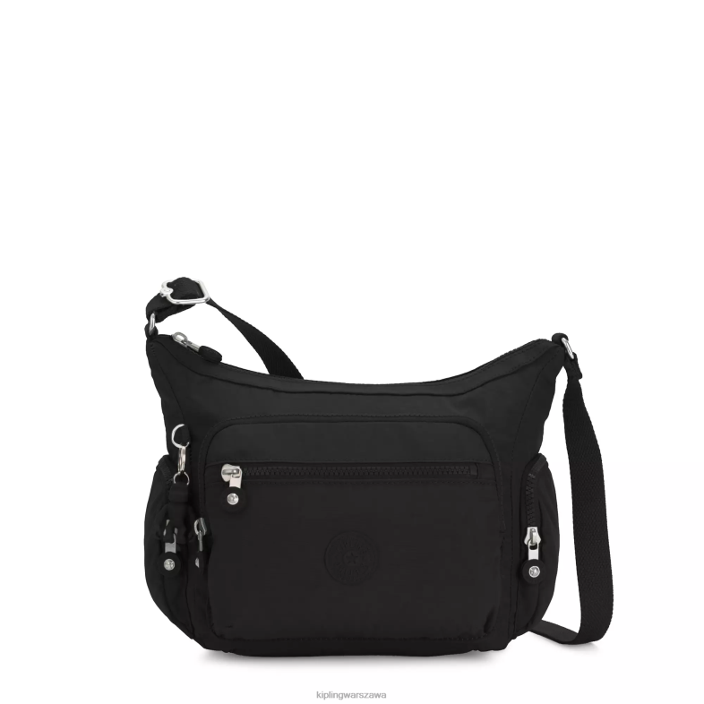Kipling czarny noir dla obu płci mała torba na ramię gabbie PXR6L160