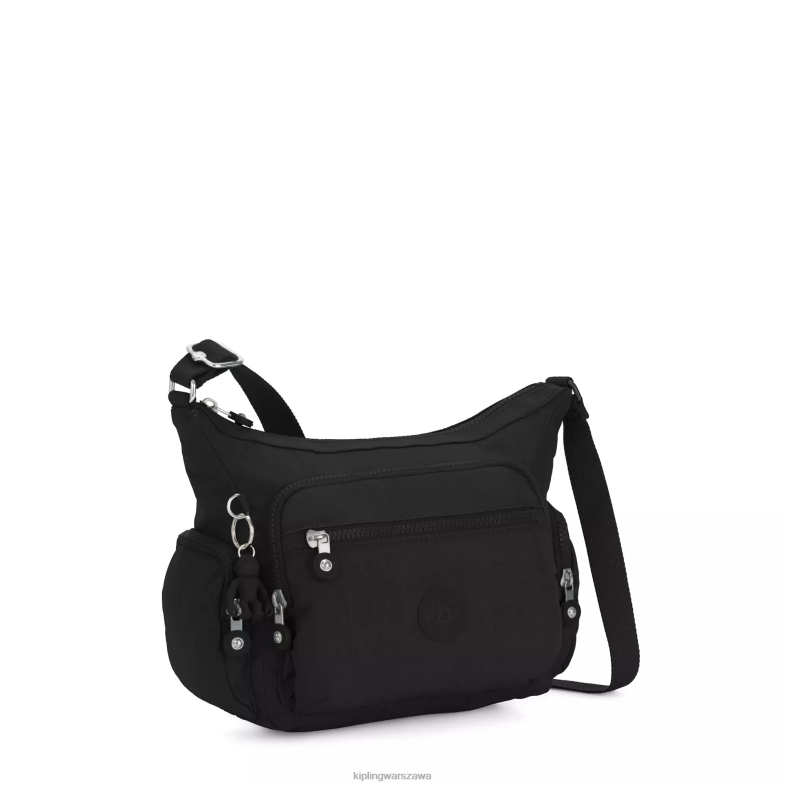 Kipling czarny noir dla obu płci mała torba na ramię gabbie PXR6L160