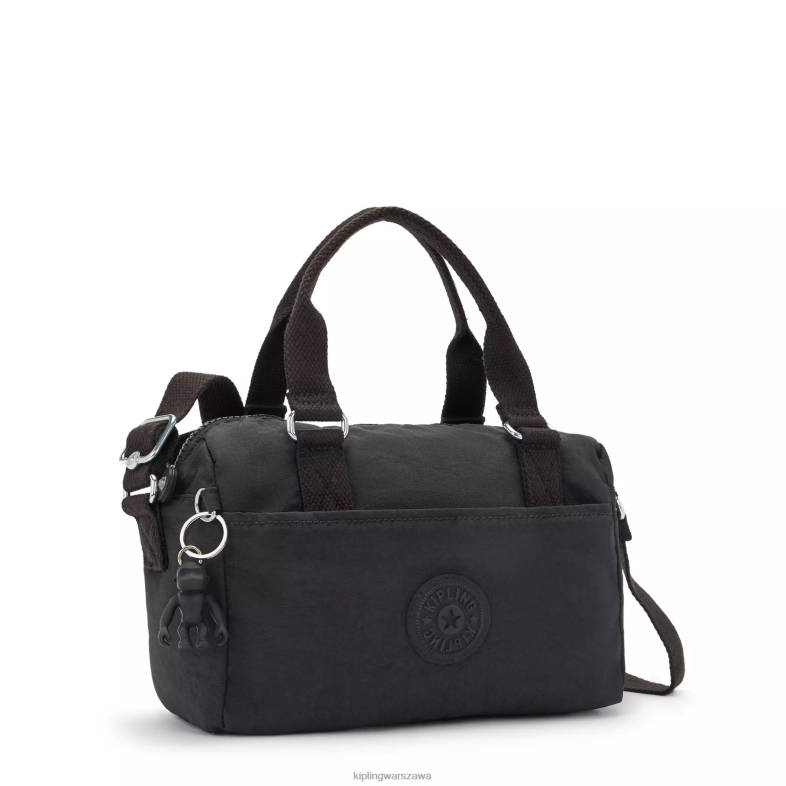 Kipling czarny noir dla obu płci mini torebka folk PXR6L15