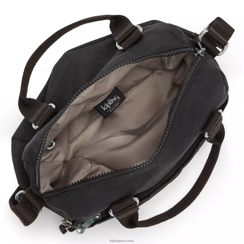 Kipling czarny noir dla obu płci mini torebka folk PXR6L15