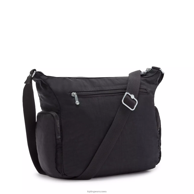 Kipling czarny noir dla obu płci torebka gabbie PXR6L131