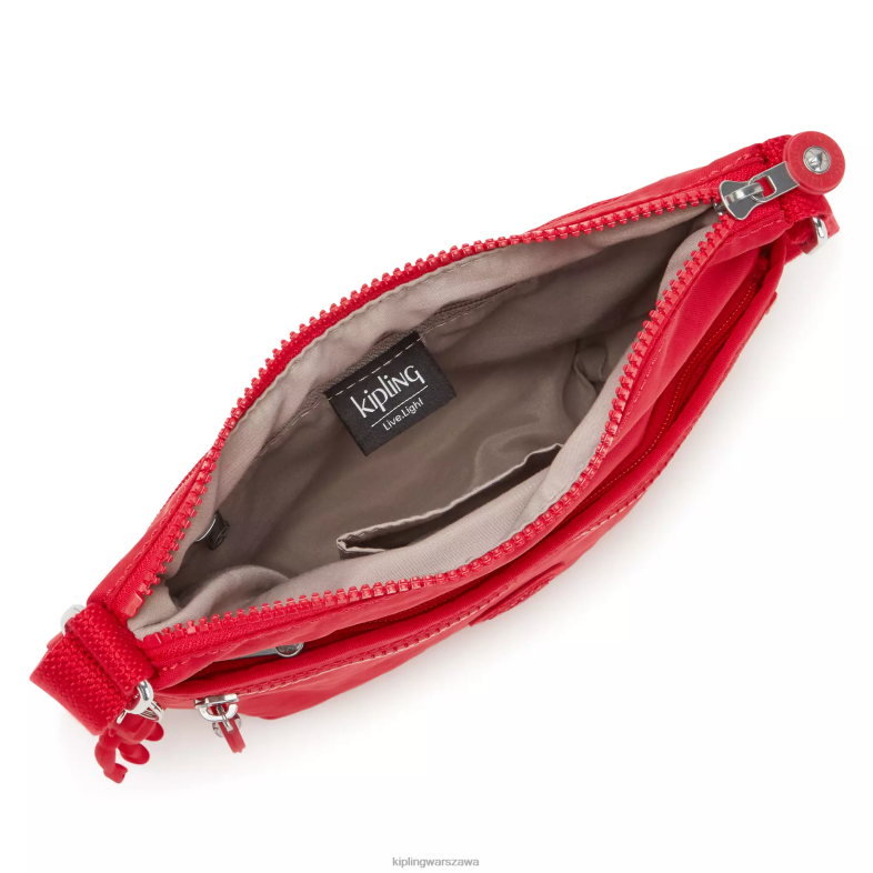 Kipling czerwony róż dla obu płci Mała torebka na ramię Arto PXR6L226