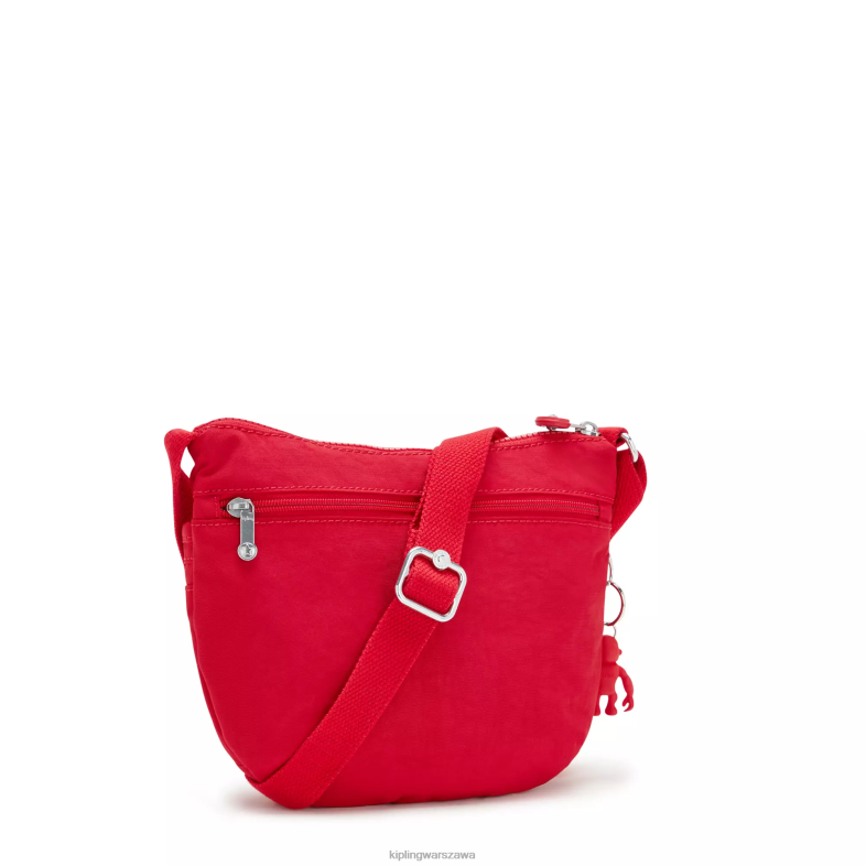 Kipling czerwony róż dla obu płci Mała torebka na ramię Arto PXR6L226