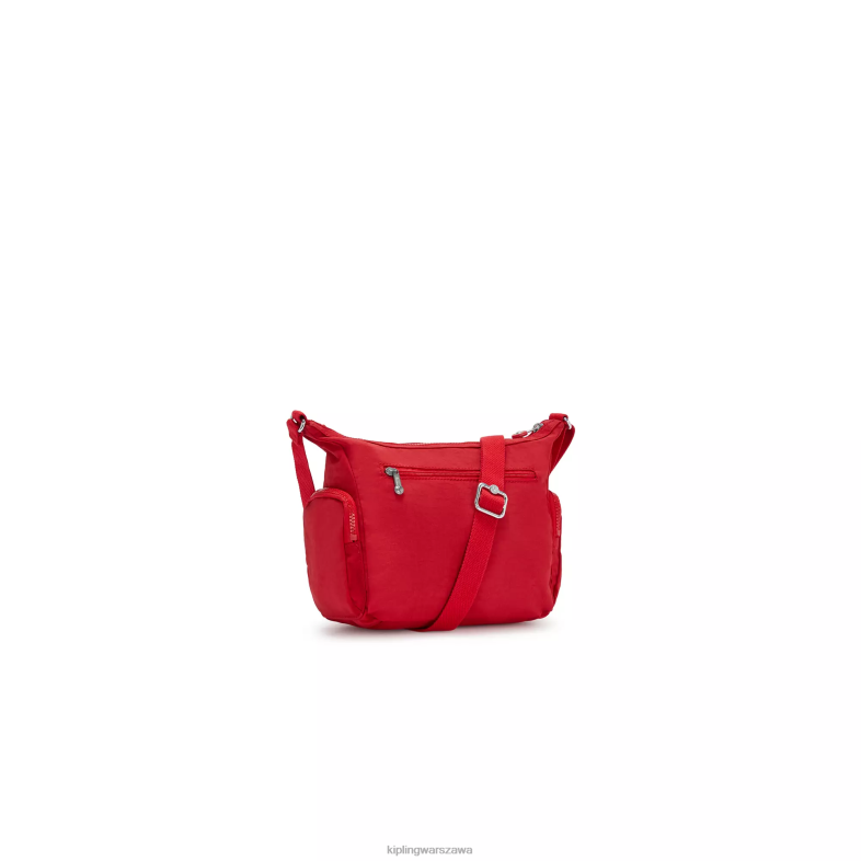 Kipling czerwony róż dla obu płci mała torba na ramię gabbie PXR6L164