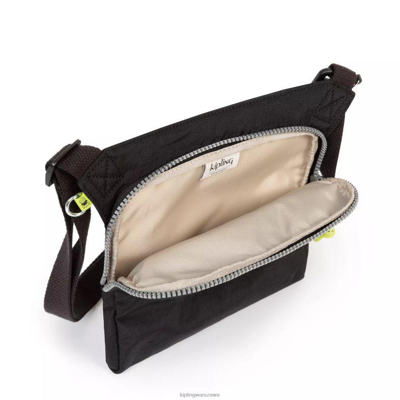 Kipling dolina czarna dla obu płci torba almirocrossbody PXR6L237
