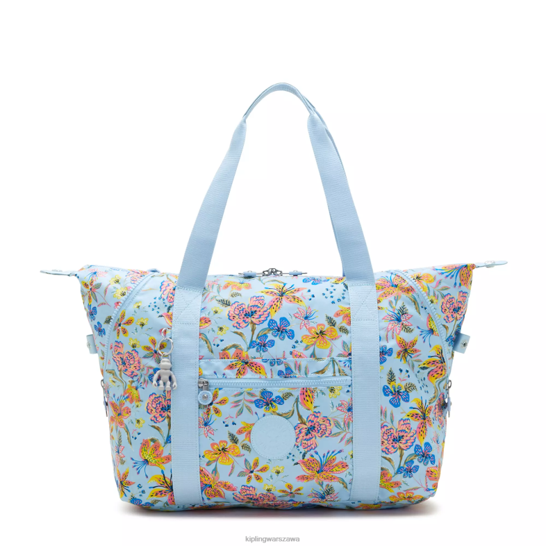 Kipling dzikie kwiaty dla obu płci torba na zakupy ze średnim nadrukiem PXR6L262