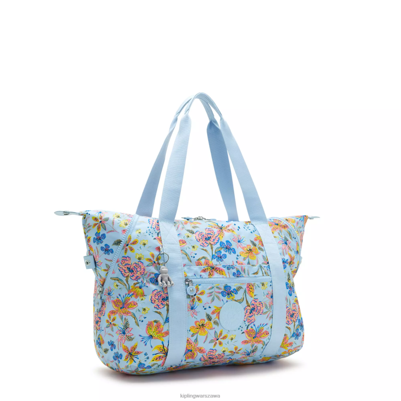 Kipling dzikie kwiaty dla obu płci torba na zakupy ze średnim nadrukiem PXR6L262