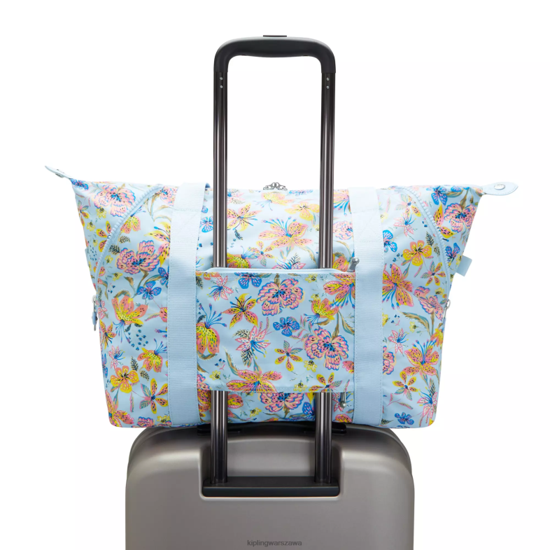Kipling dzikie kwiaty dla obu płci torba na zakupy ze średnim nadrukiem PXR6L262