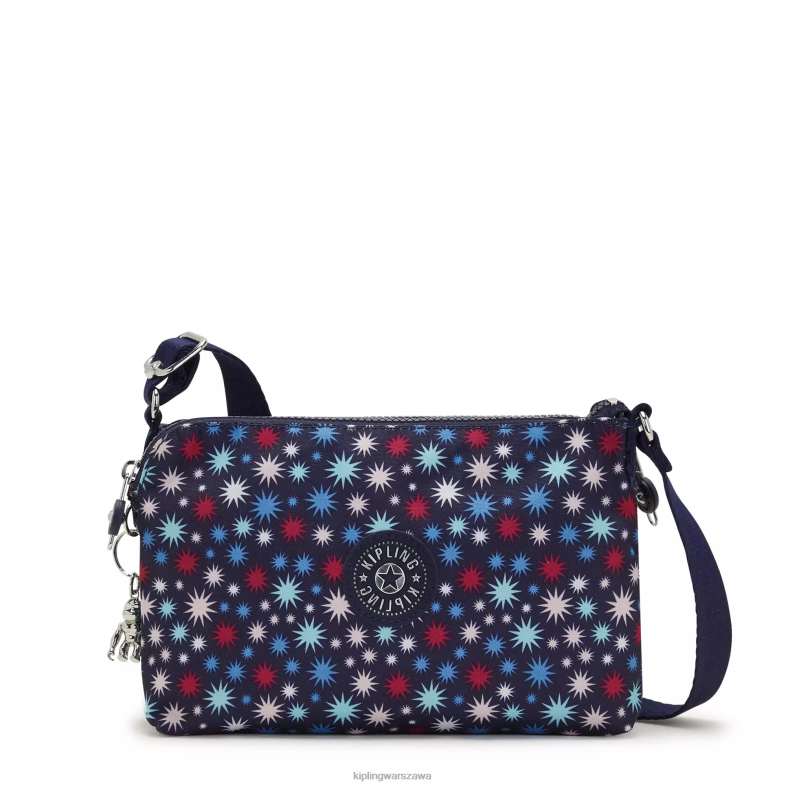Kipling funkowe gwiazdki dla obu płci torba na ramię z chłopięcym nadrukiem PXR6L219
