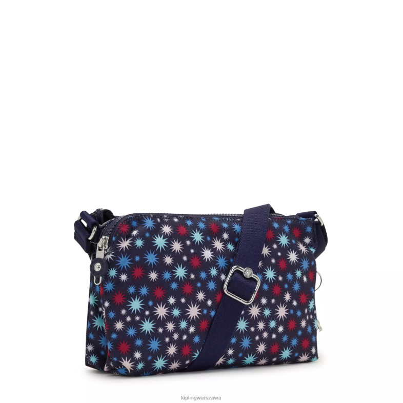 Kipling funkowe gwiazdki dla obu płci torba na ramię z chłopięcym nadrukiem PXR6L219