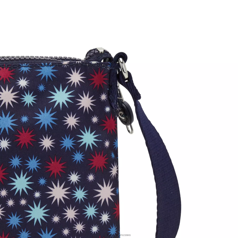 Kipling funkowe gwiazdki dla obu płci torba na ramię z chłopięcym nadrukiem PXR6L219