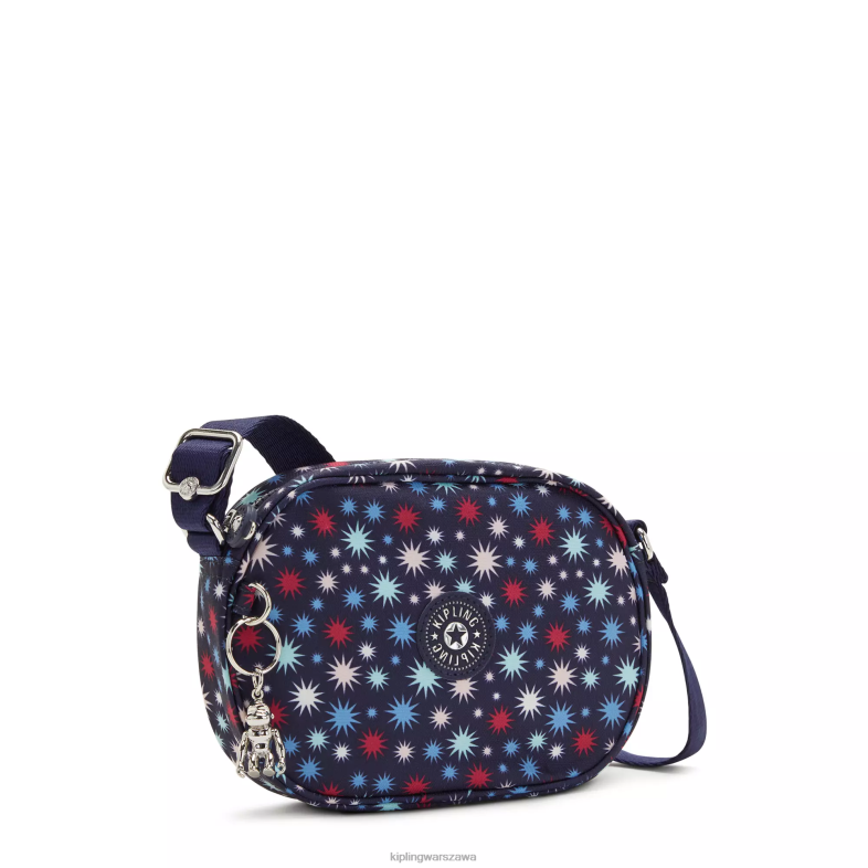 Kipling funkowe gwiazdki dla obu płci torba na ramię z klejnotami PXR6L220