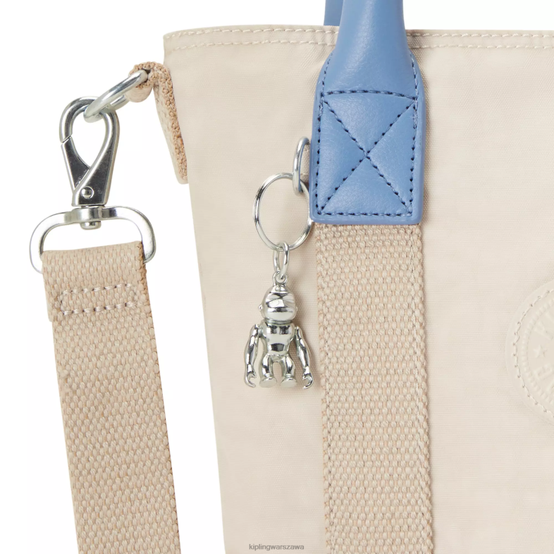 Kipling jasny piasek m dla obu płci torebka aniołek PXR6L62