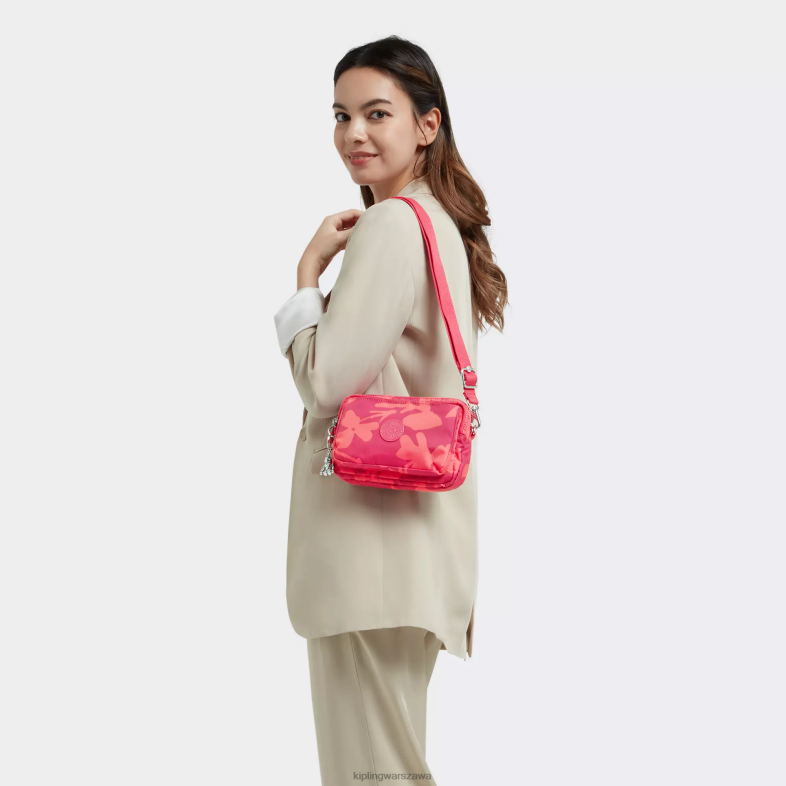 Kipling kwiat koralowca dla obu płci Wielofunkcyjna torba na ramię abanu z wieloma nadrukami PXR6L320