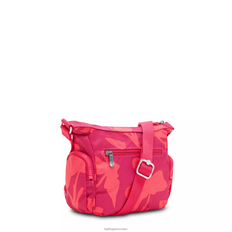 Kipling kwiat koralowca dla obu płci torebka na ramię gabbie z minidrukiem PXR6L138