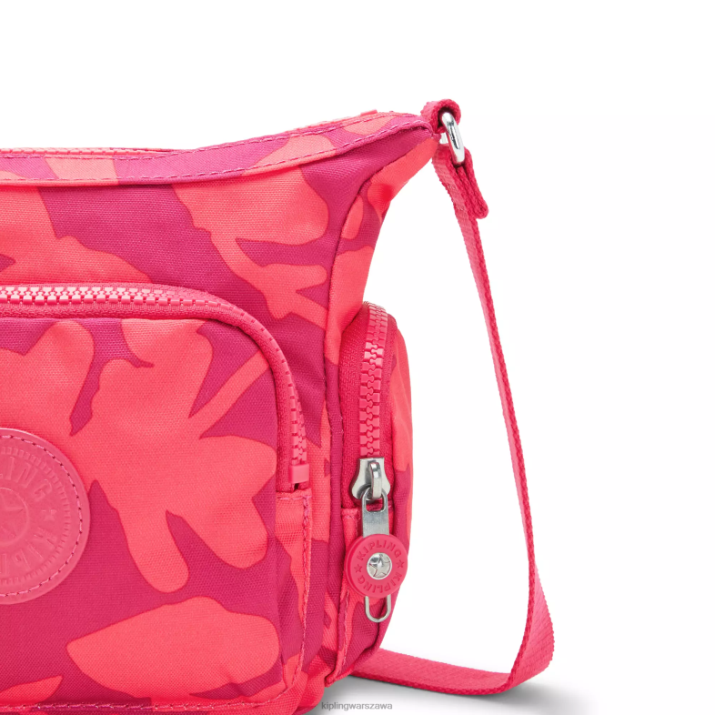 Kipling kwiat koralowca dla obu płci torebka na ramię gabbie z minidrukiem PXR6L138