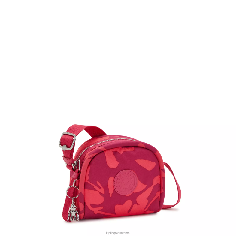 Kipling kwiaty koralowców dla obu płci jesperprinted torba na ramię PXR6L189