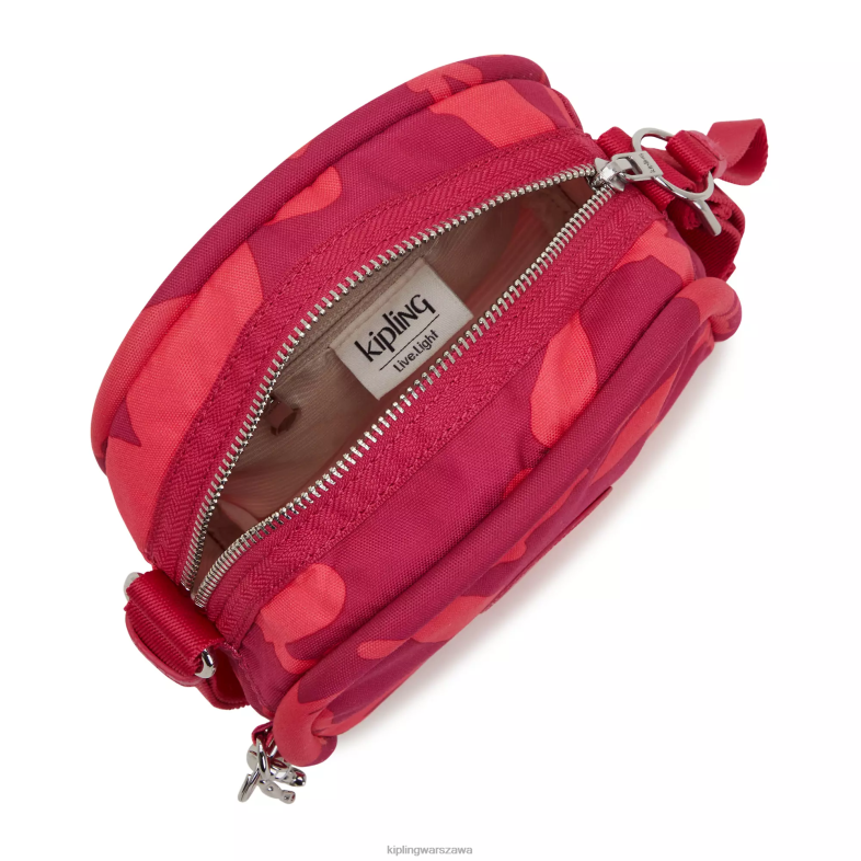 Kipling kwiaty koralowców dla obu płci jesperprinted torba na ramię PXR6L189