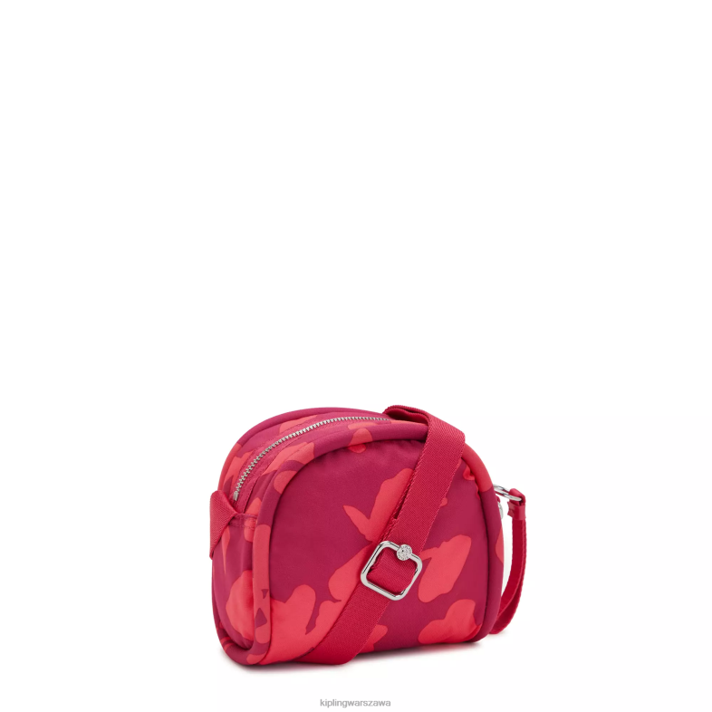 Kipling kwiaty koralowców dla obu płci jesperprinted torba na ramię PXR6L189