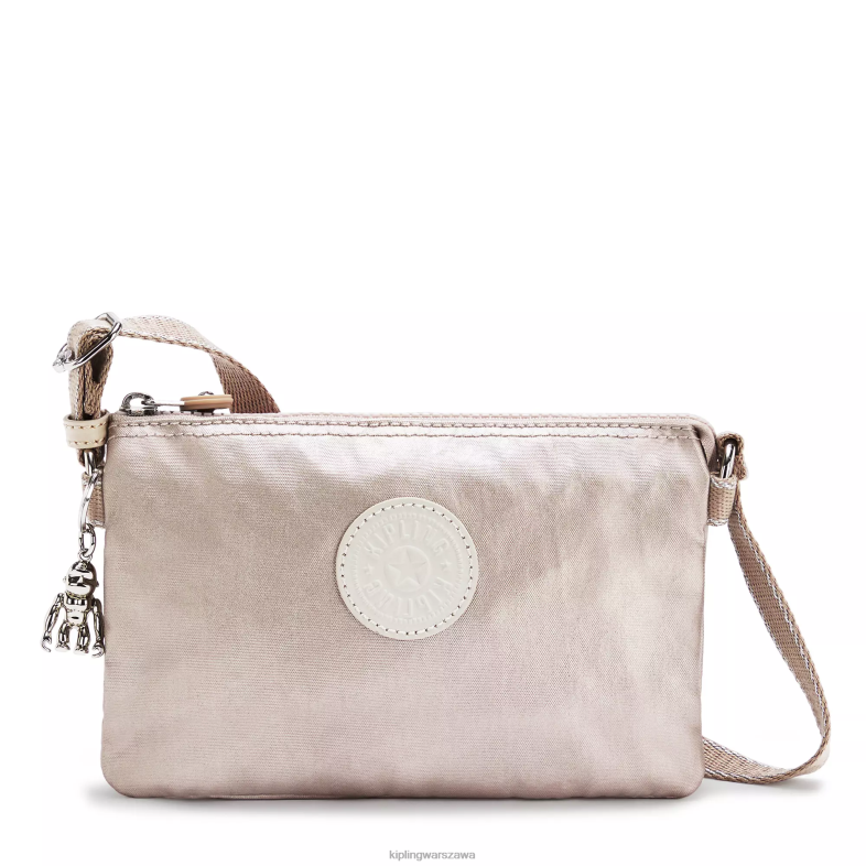 Kipling metaliczny blask dla obu płci kreatywność xbmetalowa torba na ramię PXR6L232