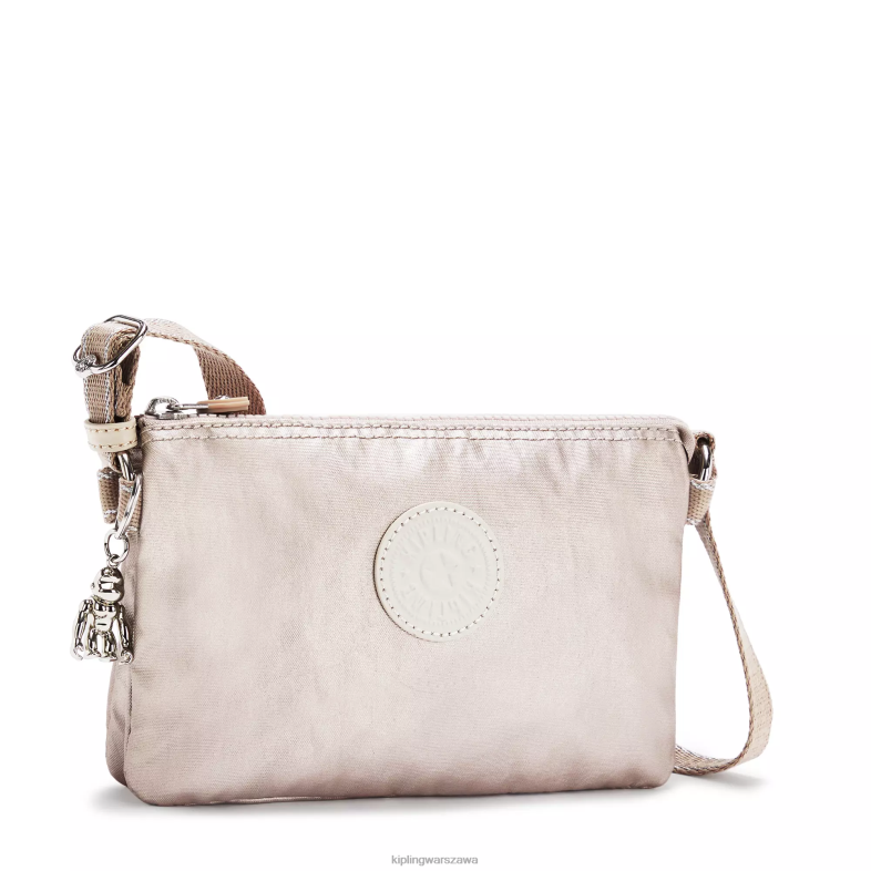 Kipling metaliczny blask dla obu płci kreatywność xbmetalowa torba na ramię PXR6L232