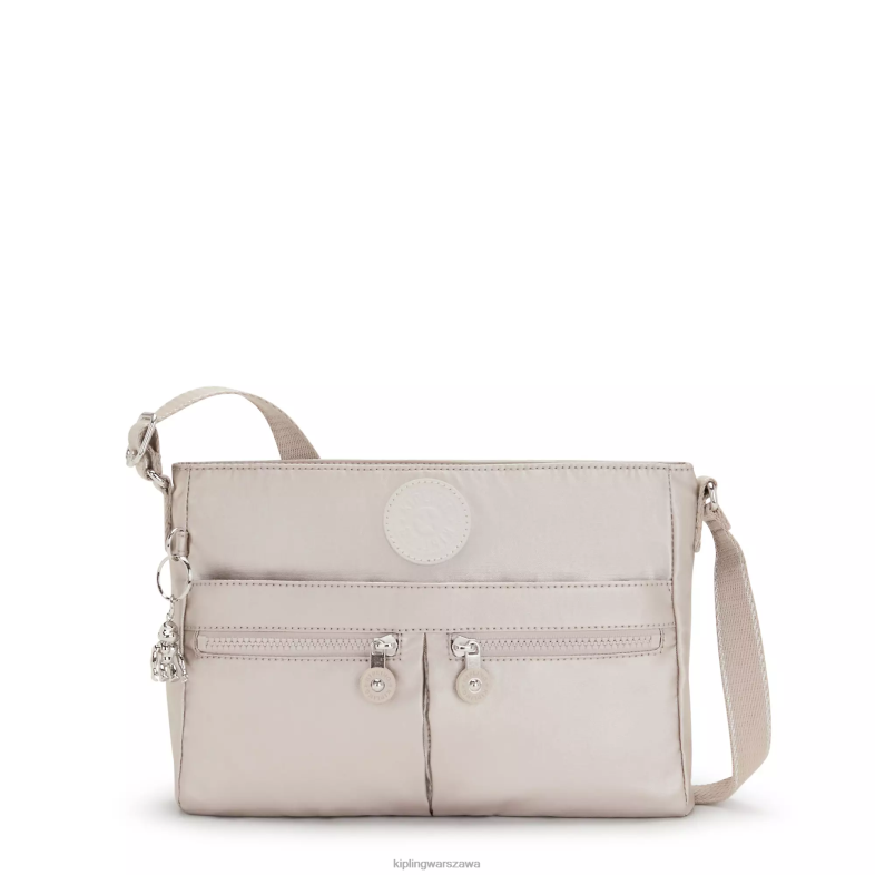 Kipling metaliczny blask dla obu płci nowa angiemetaliczna torebka na ramię PXR6L231