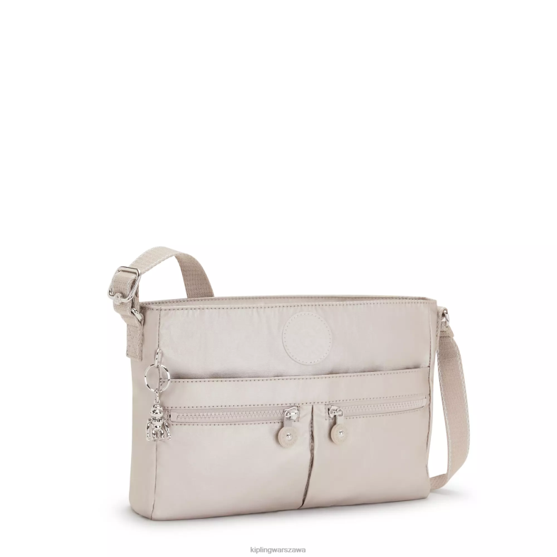 Kipling metaliczny blask dla obu płci nowa angiemetaliczna torebka na ramię PXR6L231