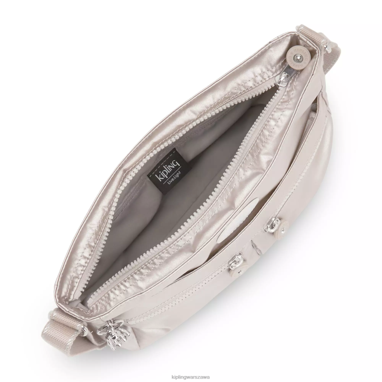 Kipling metaliczny blask dla obu płci nowa angiemetaliczna torebka na ramię PXR6L231