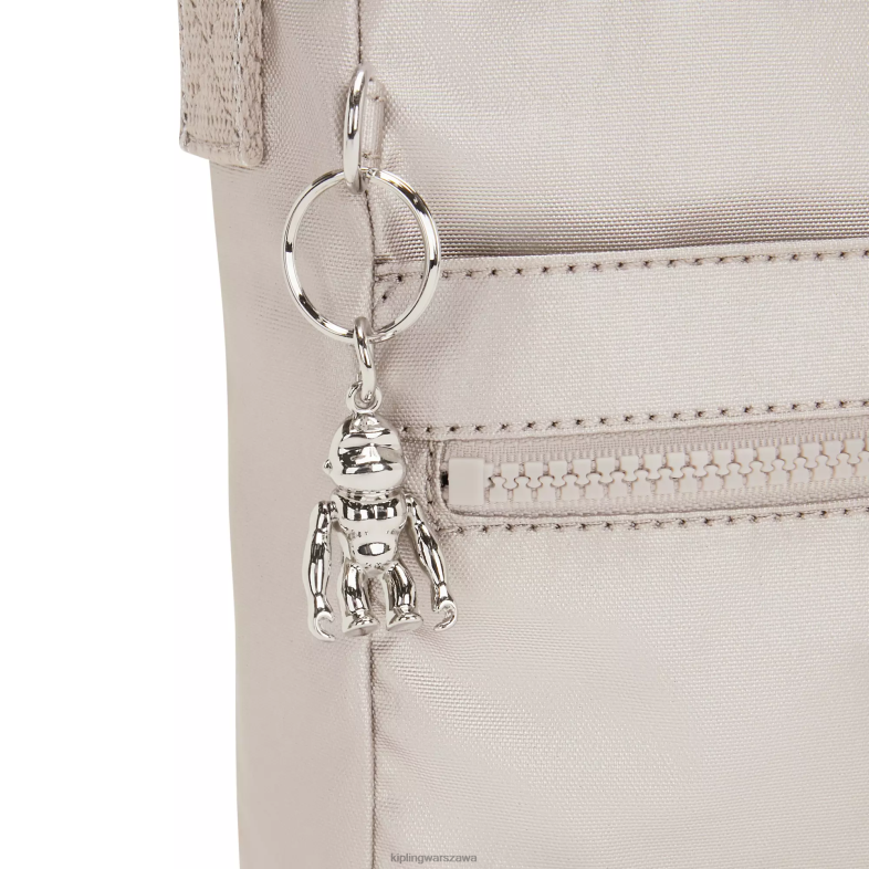 Kipling metaliczny blask dla obu płci nowa angiemetaliczna torebka na ramię PXR6L231