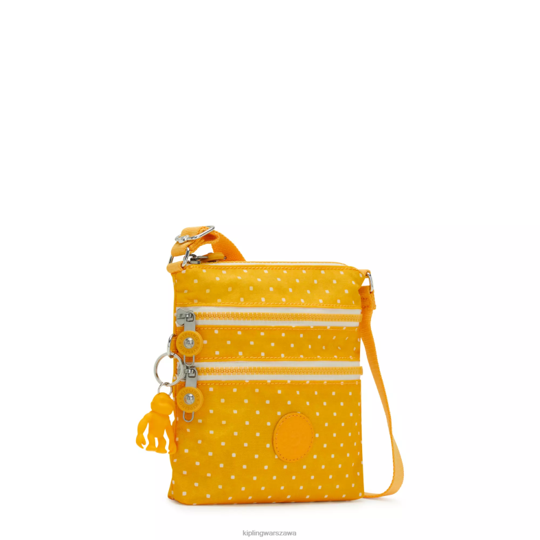 Kipling miękka żółta kropka dla obu płci Alvar extra mini torba z małym nadrukiem PXR6L72