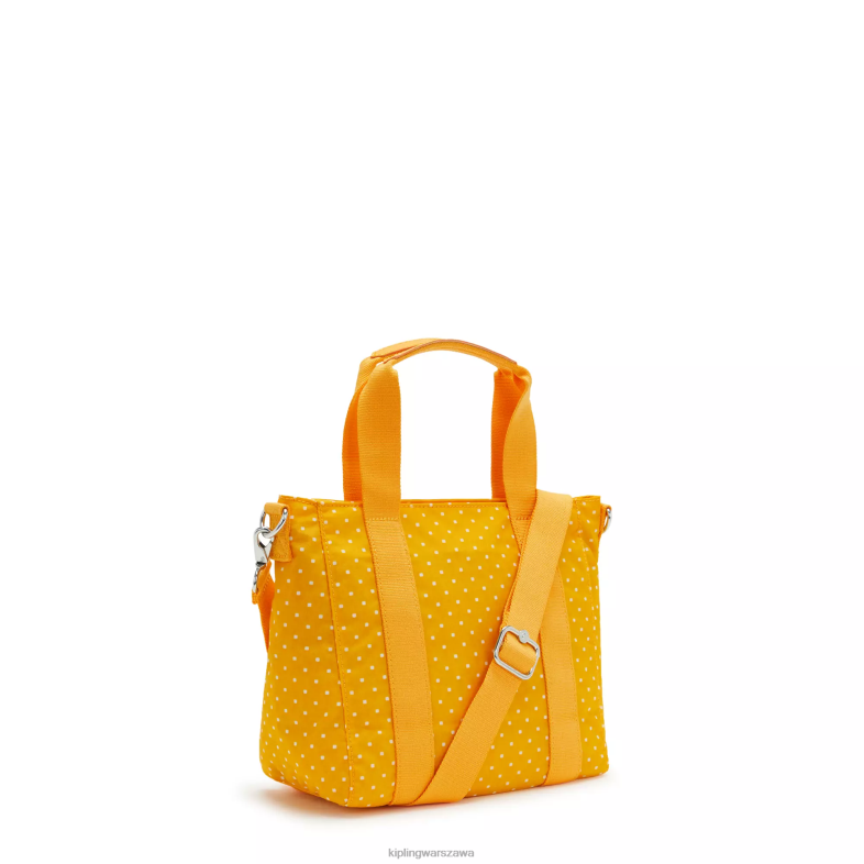 Kipling miękka żółta kropka dla obu płci Torba typu shopper z minidrukiem marki Asseni PXR6L83