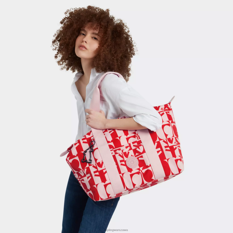 Kipling minju multi print dla obu płci art medium minju kim torba na ramię PXR6L270