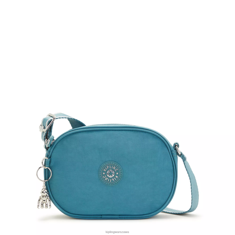 Kipling morska turkusowa dla obu płci klejnotowa torba na ramię PXR6L213