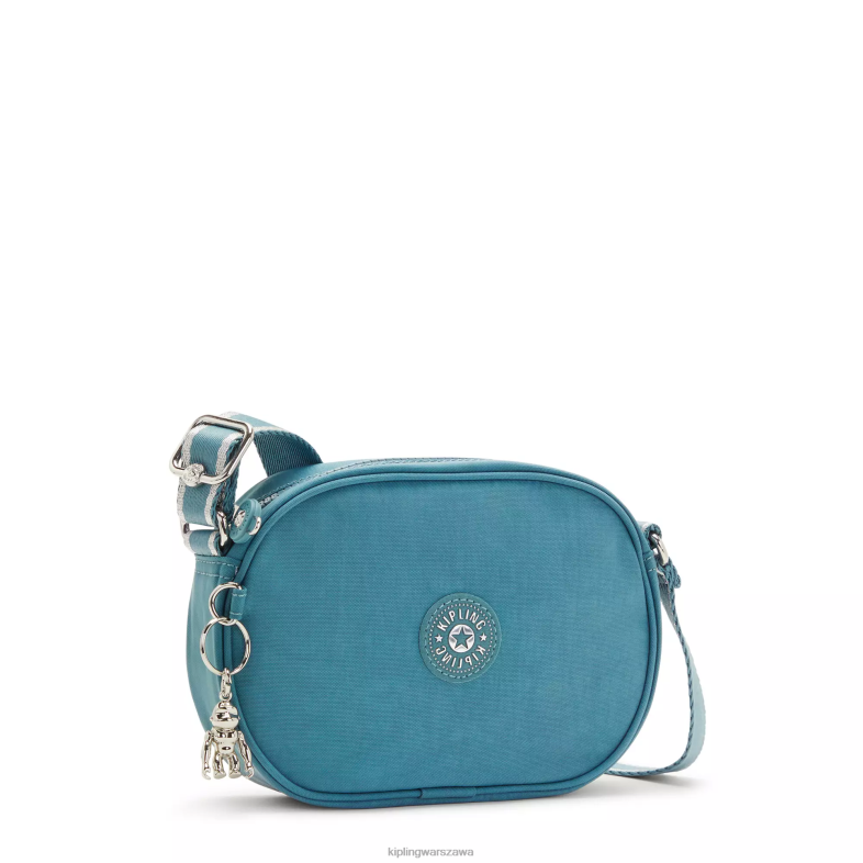 Kipling morska turkusowa dla obu płci klejnotowa torba na ramię PXR6L213