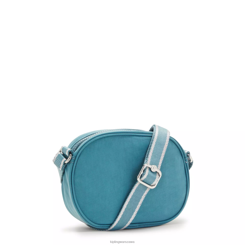 Kipling morska turkusowa dla obu płci klejnotowa torba na ramię PXR6L213