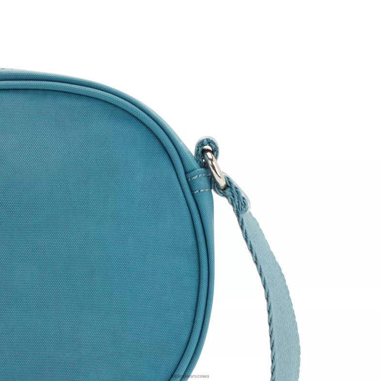 Kipling morska turkusowa dla obu płci klejnotowa torba na ramię PXR6L213