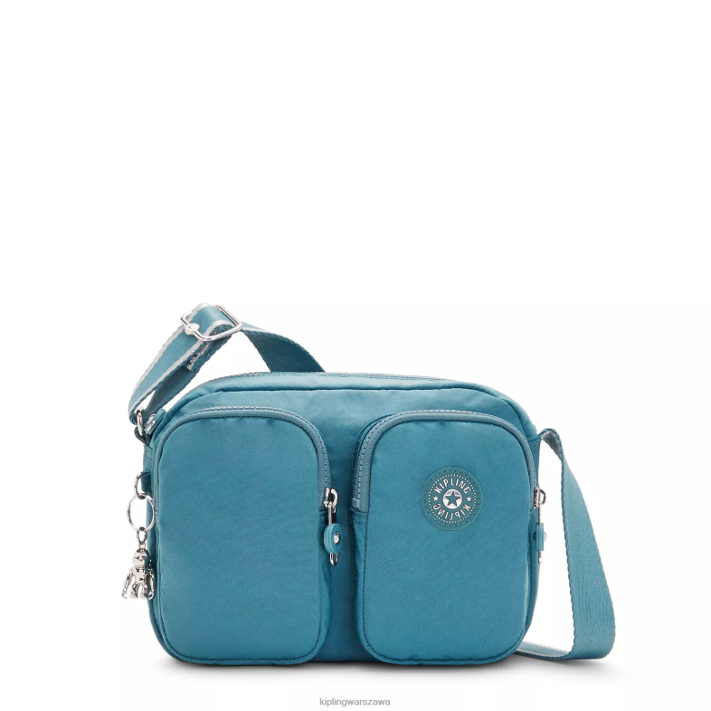 Kipling morska turkusowa dla obu płci torba na ramię Patti PXR6L217